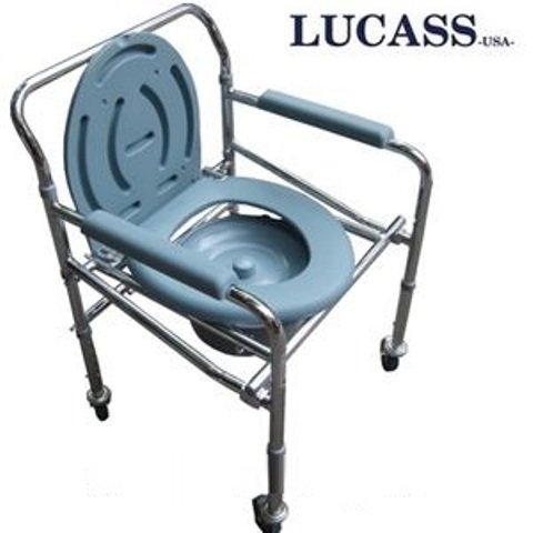 Ghế bô vệ sinh có bánh xe Lucass FS-969