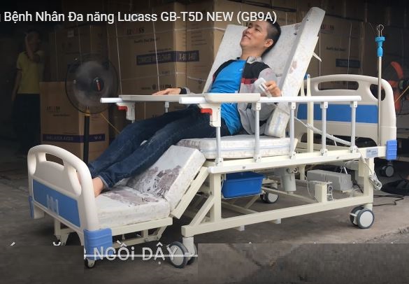 giường bệnh nhân điều khiển điện lucass GB63A